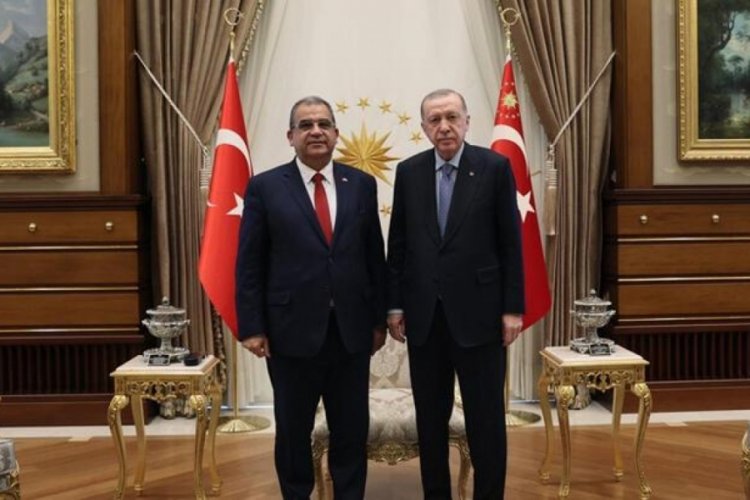 Cumhurbaşkanı Erdoğan, KKTC Başbakanını kabul etti