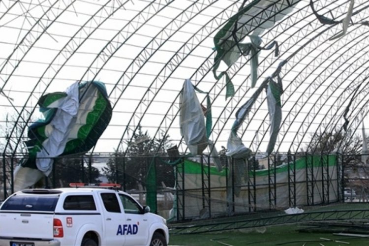 Kırklareli'nde fırtınanın hasar tespitine başlandı