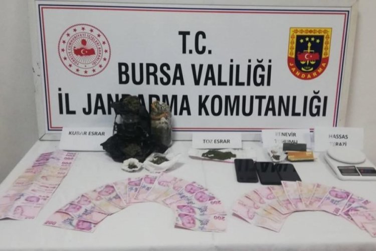 Bursa'da jandarmadan uyuşturucu operasyonu