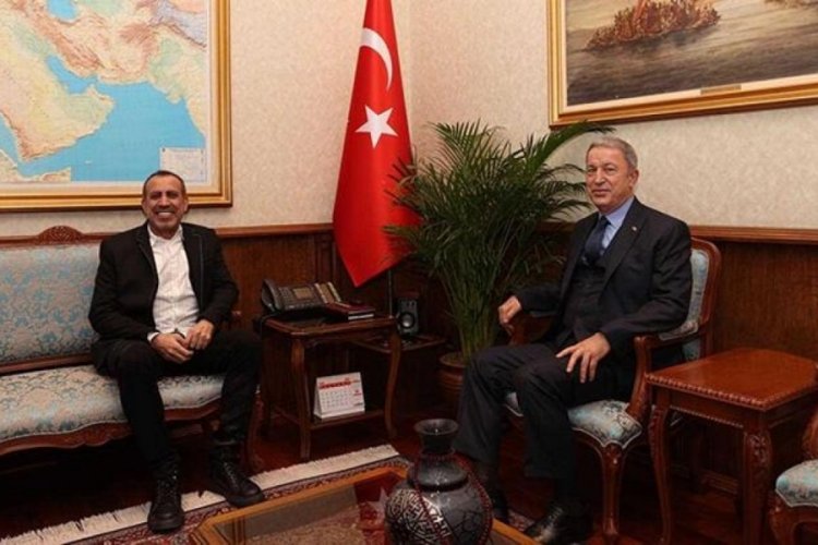 Bakan Akar Haluk Levent'i kabul etti