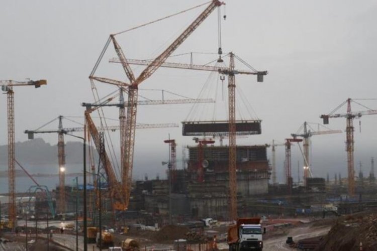 Akkuyu NGS'de i&ccedil; koruma kabuğunun 5. katmanı kuruldu