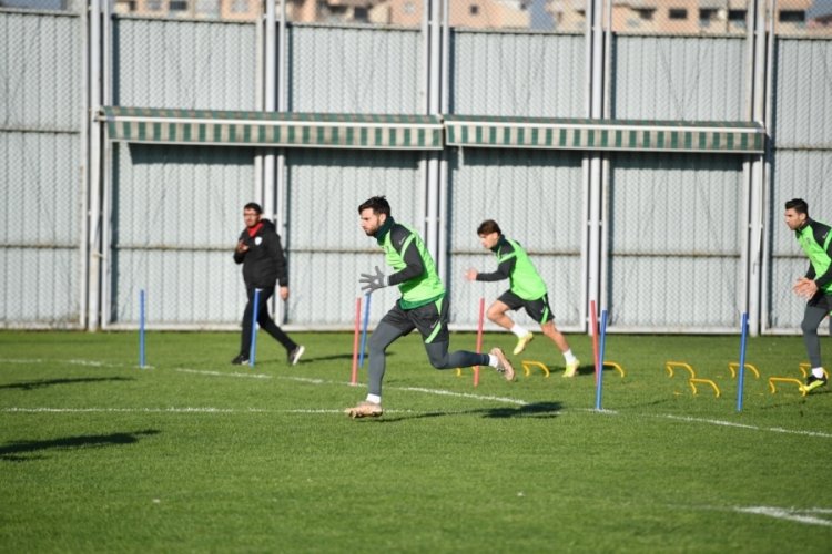 Bursaspor pas pres &ccedil;alıştı