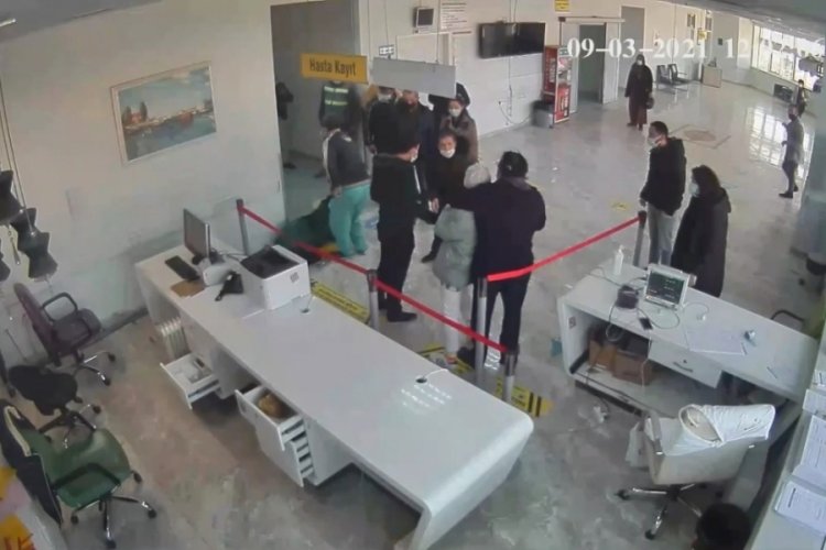 Samsun'da sağlık &ccedil;alışanını su şişesi ile yaralayan sanığa 1 yıl hapis