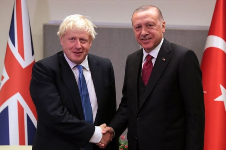 Cumhurbaşkanı Erdoğan ve Boris Johnson telefon ile g&ouml;r&uuml;şt&uuml;