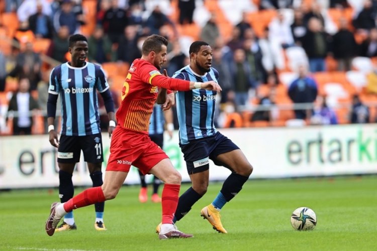 Adana Demirspor - Kayserispor ma&ccedil;ının kazananı yok