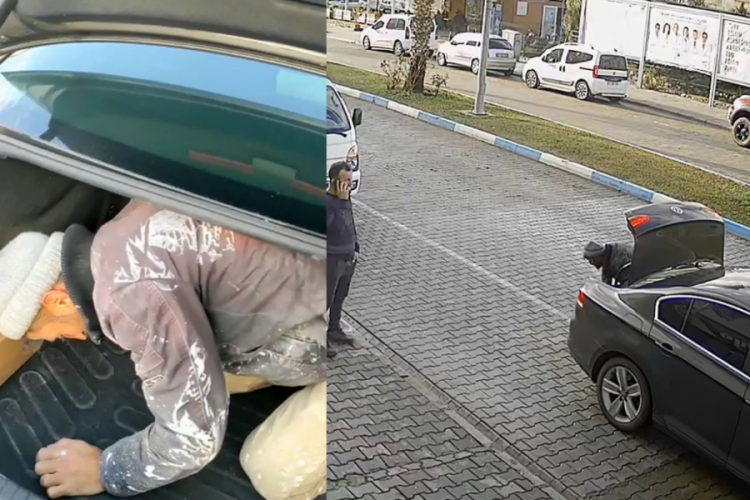 &Uuml;zeri kirli iş&ccedil;isini otomobil bagajında taşıyan patrona ara&ccedil; dışında yolcu taşımaktan ceza verildi