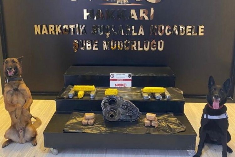 Hakkari'de 7 kilo eroin ele ge&ccedil;irildi