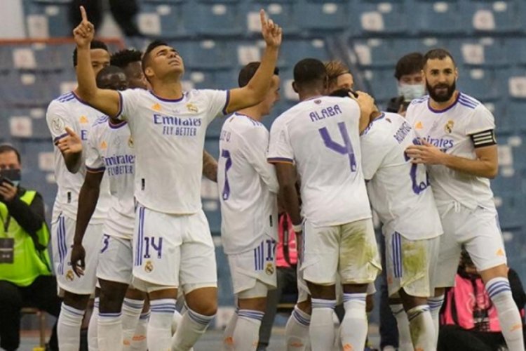 İspanya S&uuml;per Kupası Real Madrid'in