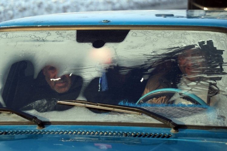 Ağrı'da soğuk hava etkili oluyor! -32'yi g&ouml;rd&uuml;