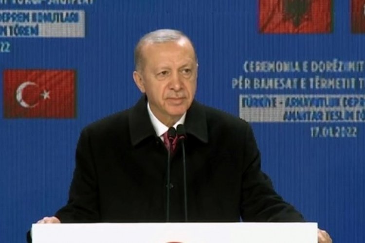 Erdoğan: T&uuml;rkiye-Arnavutluk dostluğunu ta&ccedil;landırıyoruz