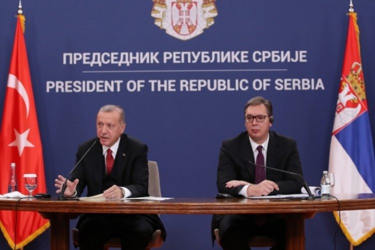 Cumhurbaşkanı Erdoğan Sırp mevkidaşıyla basın toplantısında