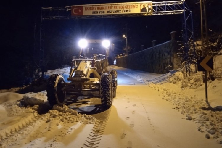 Bursa İneg&ouml;l'de kapalı k&ouml;y yolu kalmadı