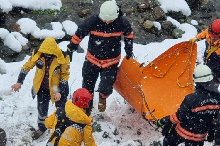 Trabzon'da 'buzlanma' kazasında 1 &ouml;l&uuml;