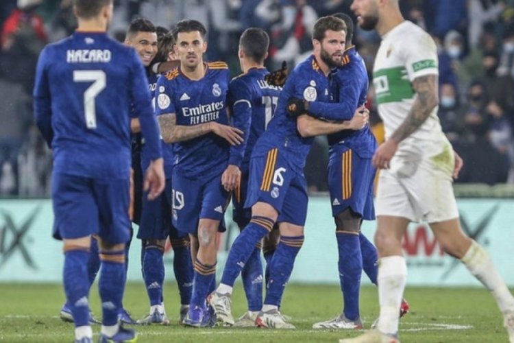 Real Madrid Kral Kupası'nda &ccedil;eyrek finale kaldı