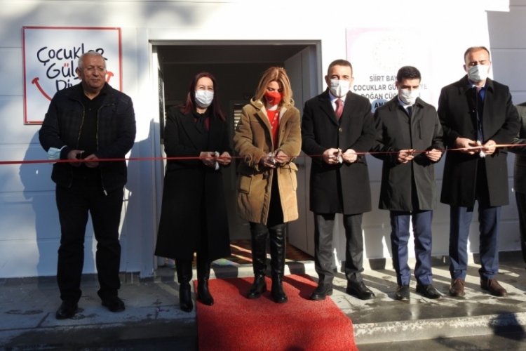 &Ccedil;ocuklar G&uuml;ls&uuml;n Diye Derneği'nin 41. Anaokulu, Siirt - Baykan'da a&ccedil;ıldı