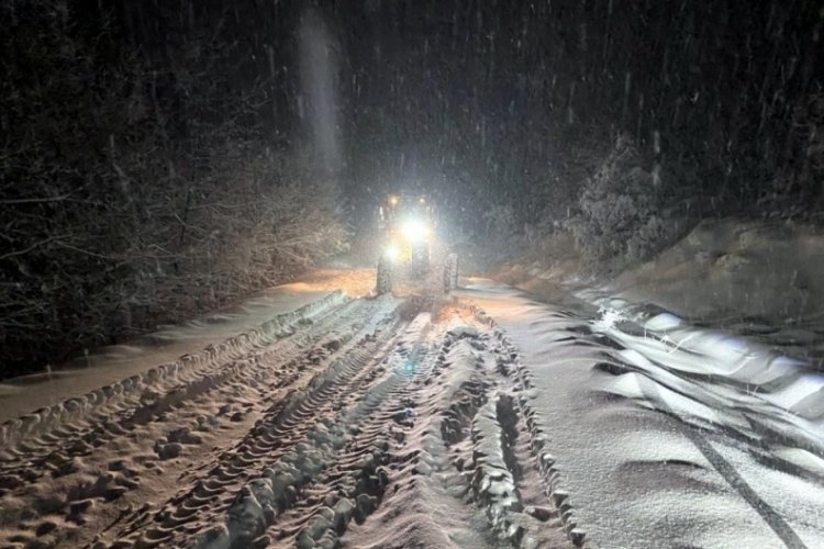 Bursa Yenişehir k&ouml;ylerinde yollar ulaşıma a&ccedil;ıldı
