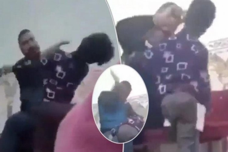 Babası &ouml;z kızını yerden yere vurdu! Aile Bakanlığı'ndan a&ccedil;ıklama