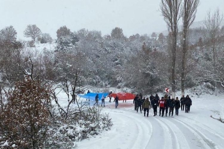 Bursa Yenişehir &Uuml;lk&uuml; Ocaklarından "Sarıkamış y&uuml;r&uuml;y&uuml;ş&uuml;"