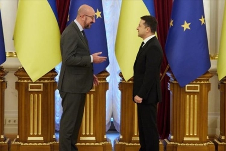 Vladimir Zelenskiy ile Charles Michel telefonda g&ouml;r&uuml;şt&uuml;