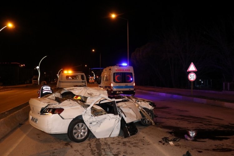 Edirne'de feci kaza: 1 &ouml;l&uuml; 3 yaralı
