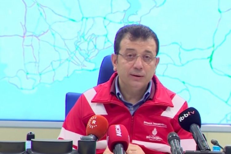 İBB Başkanı Ekrem İmamoğlu: Kar yağışı, her şeye rağmen bereket