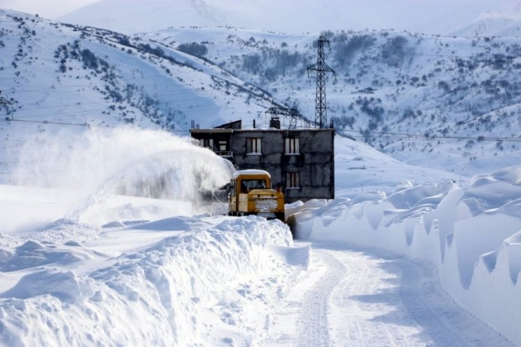 Bitlis'te kar yağışı hayatı olumsuz etkiledi