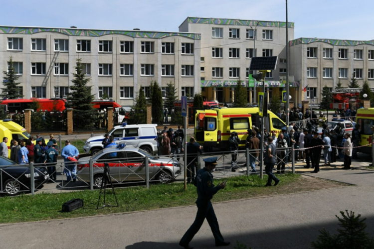 Rusya'nın d&ouml;rt kentinde okullar 'bomba ihbarları' nedeniyle tahliye edildi