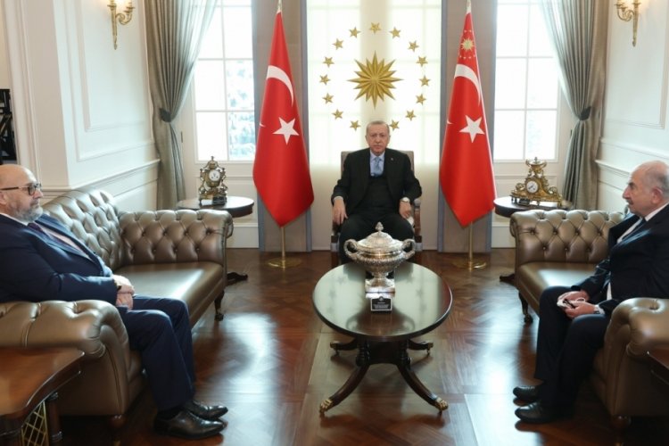 Cumhurbaşkanı Erdoğan, Ermeni Vakıflar Birliği Başkanı'nı kabul etti