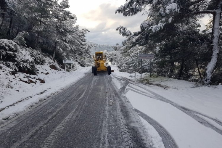 Belediyenin kar tedbiri, Bodrum'da mağduriyetleri &ouml;nledi