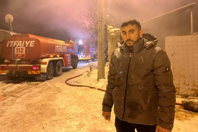 Saatlerce s&uuml;ren yangında onlarca hayvan telef oldu