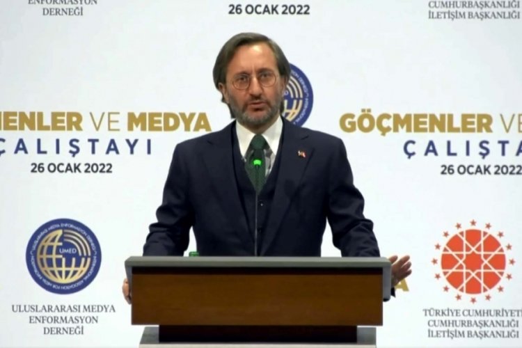 Fahrettin Altun: G&ouml;&ccedil;menler, sorunun kaynağı değil mağduru