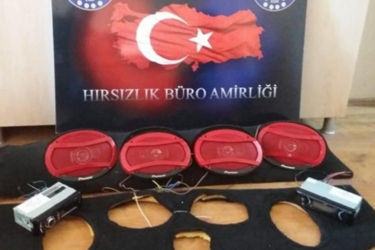 Ses sistemi hırsızları kıskıvrak yakalandı
