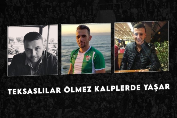 Teksas'tan 3 Bursaspor taraftarına baş sağlığı