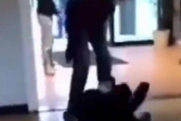 Bel&ccedil;ika'da &ouml;ğretmen &ouml;ğrenciyi yere fırlattı