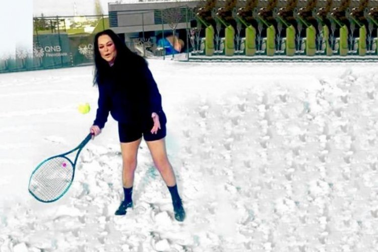 Karda Tenis'in tadı bir başka