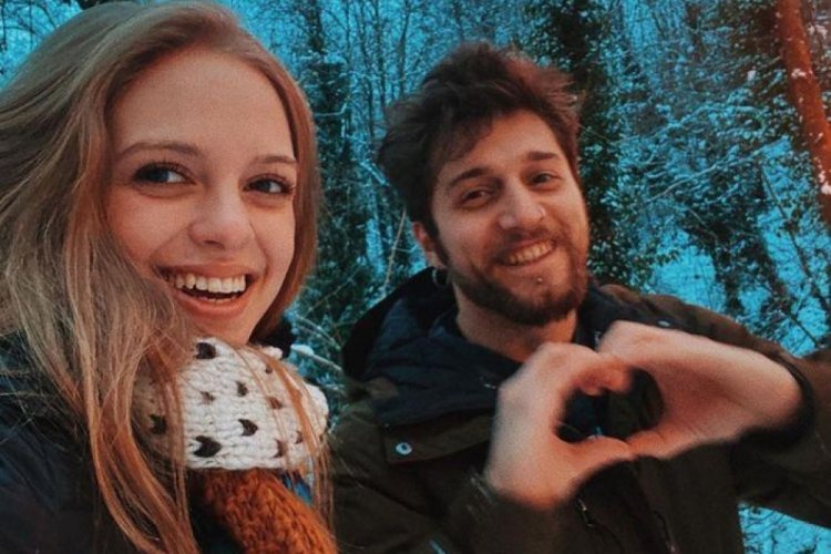 İpek Filiz Yazıcı ve Ufuk Beydemir'den aşk pozu