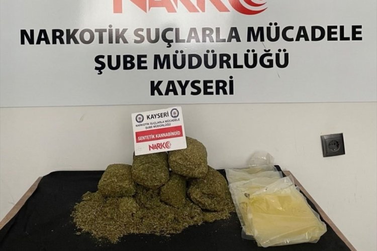 Kayseri'de 3 kilogram sentetik uyuşturucu ele ge&ccedil;irildi