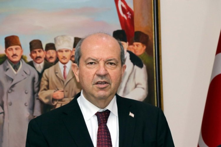 KKTC Cumhurbaşkanı Tatar: "Biz direnmeye devam edeceğiz yeter ki T&uuml;rkiye arkamızda dursun"