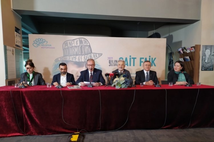 Bursa Nil&uuml;fer Belediyesi 2022 yılının yazarını a&ccedil;ıkladı