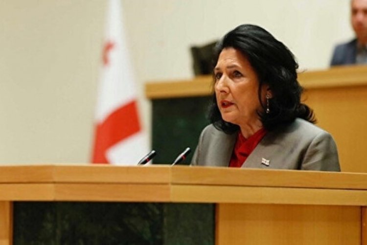 G&uuml;rcistan Cumhurbaşkanı Zurabişvili'den Ukrayna'ya destek