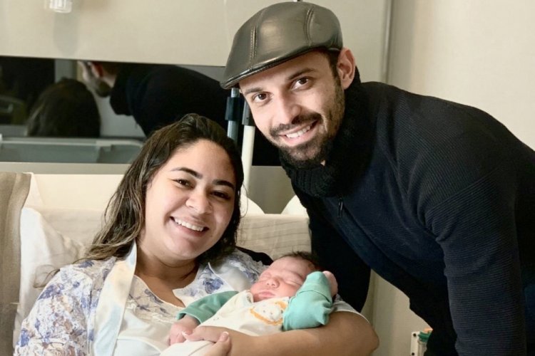 Thaciano Mickael da Silva, baba olma sevincini yaşadı