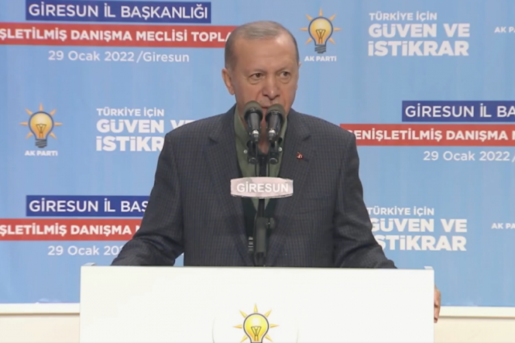 Cumhurbaşkanı Erdoğan, "AK Parti Giresun İl Danışma Meclisi Toplantısı"nda
