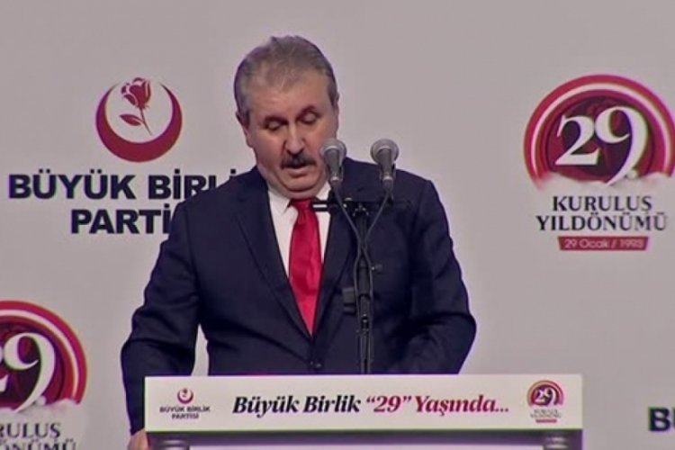 Mustafa Destici: "Bu se&ccedil;imde Cumhur İttifakı'yla birlikte olacağız"
