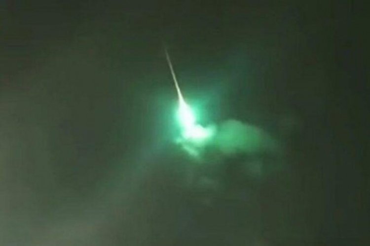 Bursa'ya meteor mu düştü?