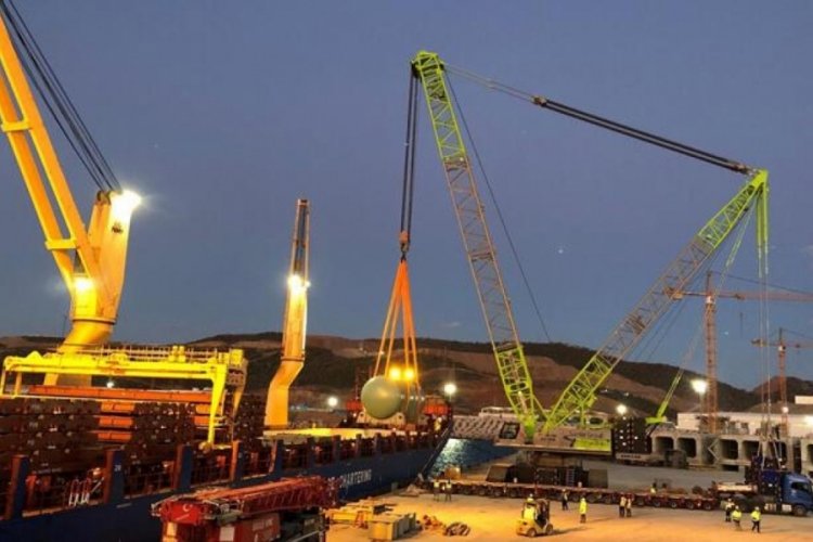 Reakt&ouml;r basın&ccedil; kabı Akkuyu NGS'ye ulaştı