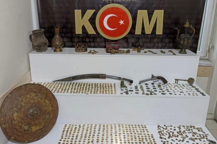 Polis tarihi eser ka&ccedil;ak&ccedil;ılarına ge&ccedil;it vermiyor