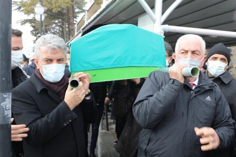 Şehit babası son yolculuğuna uğurlandı