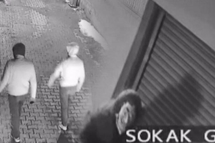 Dali maskeli hırsızlar ev sahibine yakalanınca ka&ccedil;tı!