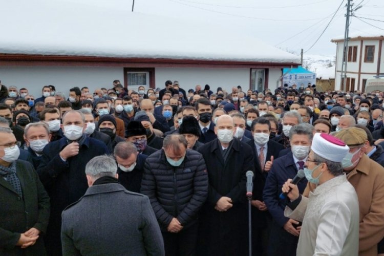 Bakan Soylu, Ahmet Sami Ceylan'ın babasının cenazesine katıldı