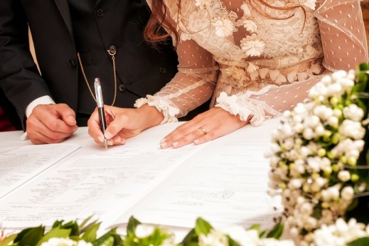Bursa nikah salonlarında 02.02.2022 yoğunluğu (&Ouml;ZEL HABER)